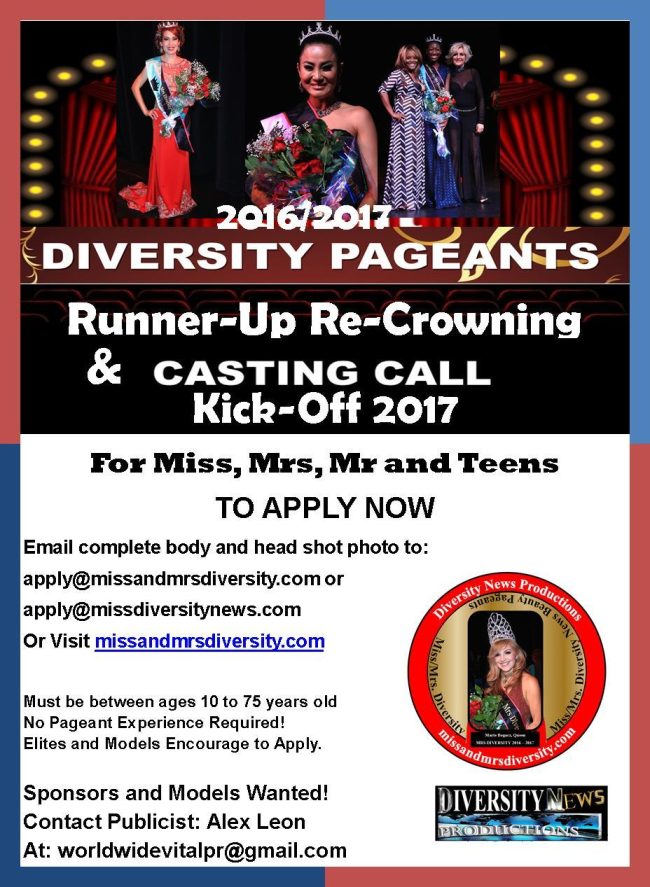 Diversity Pageants USA event 2017